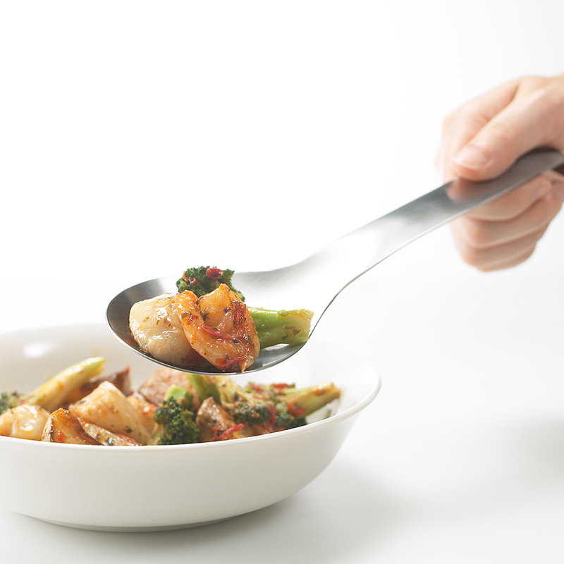 日本原产yoshikawa eatoco系列 suqu不锈钢可挂式汤勺分餐勺